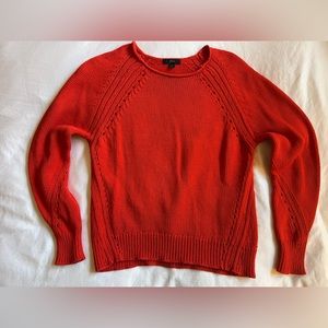 Red J Crew Sweater